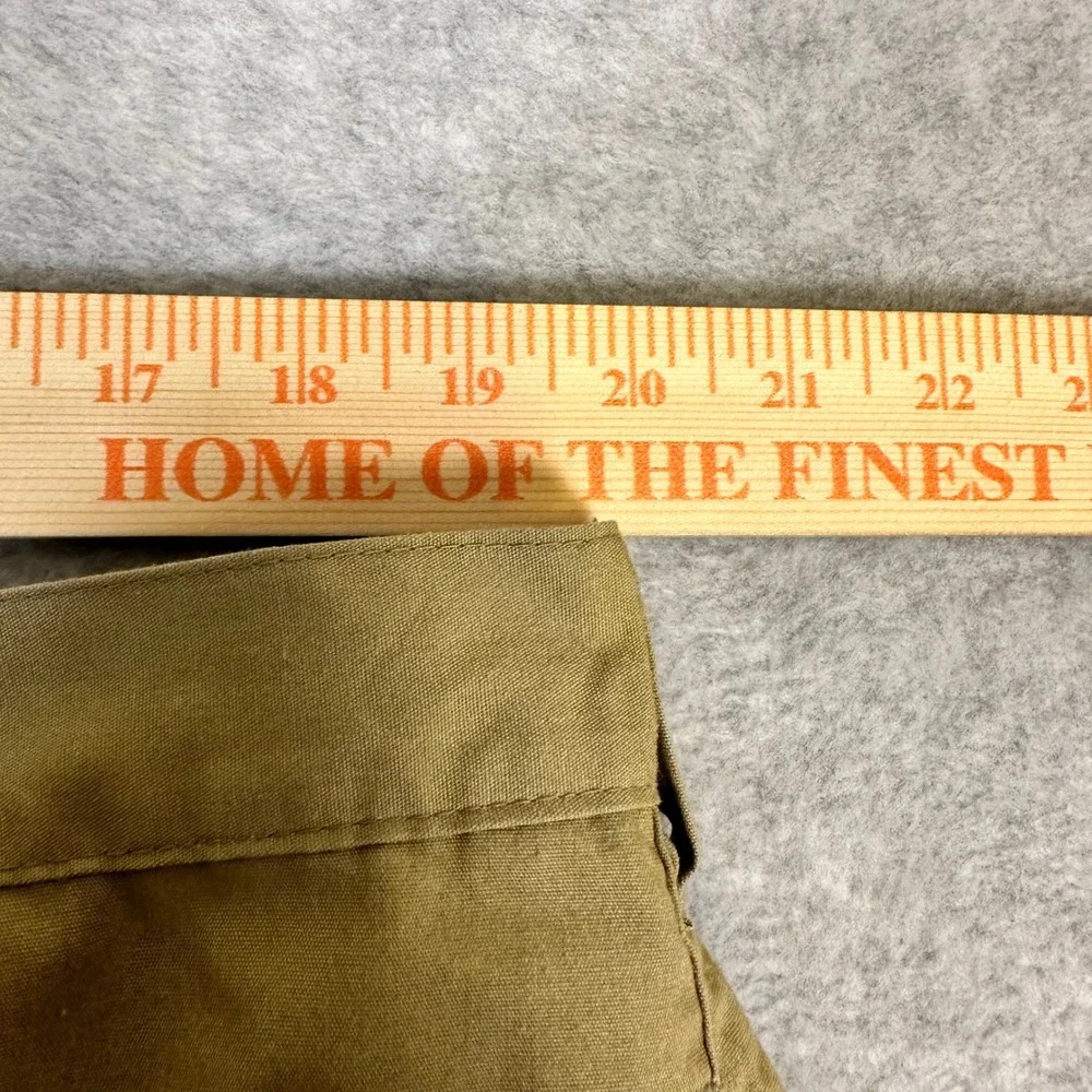 Haband Mens Khaki Shorts Size 44 Elastic Back Waist Tan Cotton Blend Casual‎